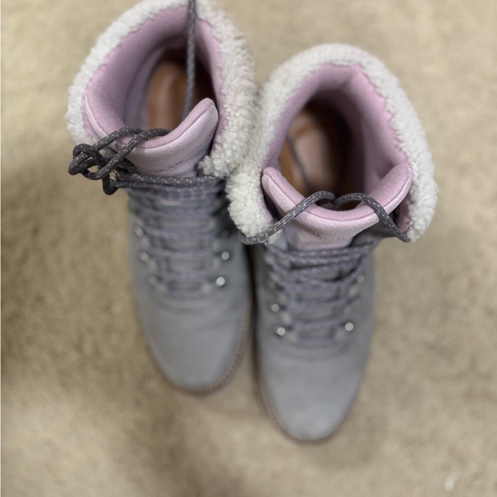 Cole Haan Women's Winter Boots in Purplish Gray and Pink - Picture 3 of 8
